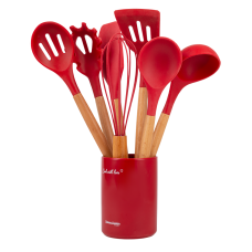 Retro set Vintage Cuisine kuchyňského náčiní 7 kusů Červená