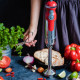 Ponorný mixér Vintage Cuisine v retro stylu 800W Červený