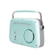 Kuchyňské rádio Vintage Cuisine retro s Bluetooth a baterií Mátové