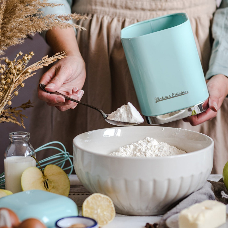 Kuchyňská nádoba Vintage Cuisine na sypké produkty 1,5 l Mátová
