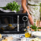 Mikrovlnná trouba Vintage Cuisine v retro stylu 700W Černá