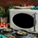 Mikrovlnná trouba Vintage Cuisine v retro stylu 700W Kremov