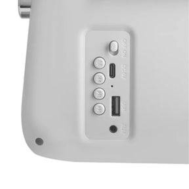 Kuchyňské rádio Vintage Cuisine retro s Bluetooth a batérií Bílé