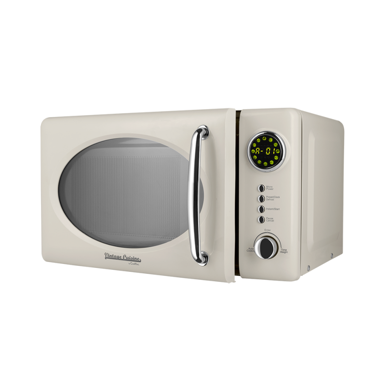 Mikrovlnná trouba Vintage Cuisine v retro stylu 700W Kremov