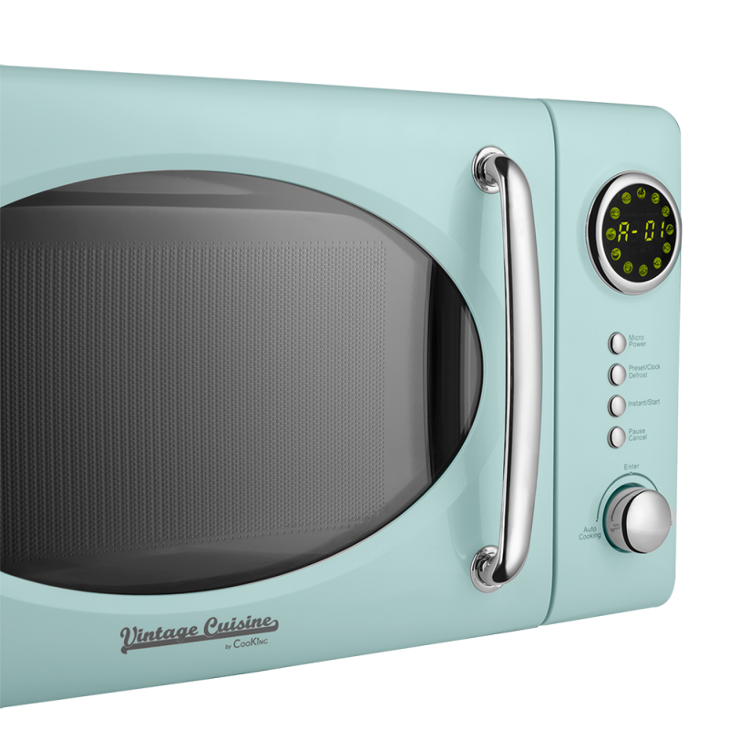 Retro mikrovlnná trouba Vintage Cuisine 700W Mátová