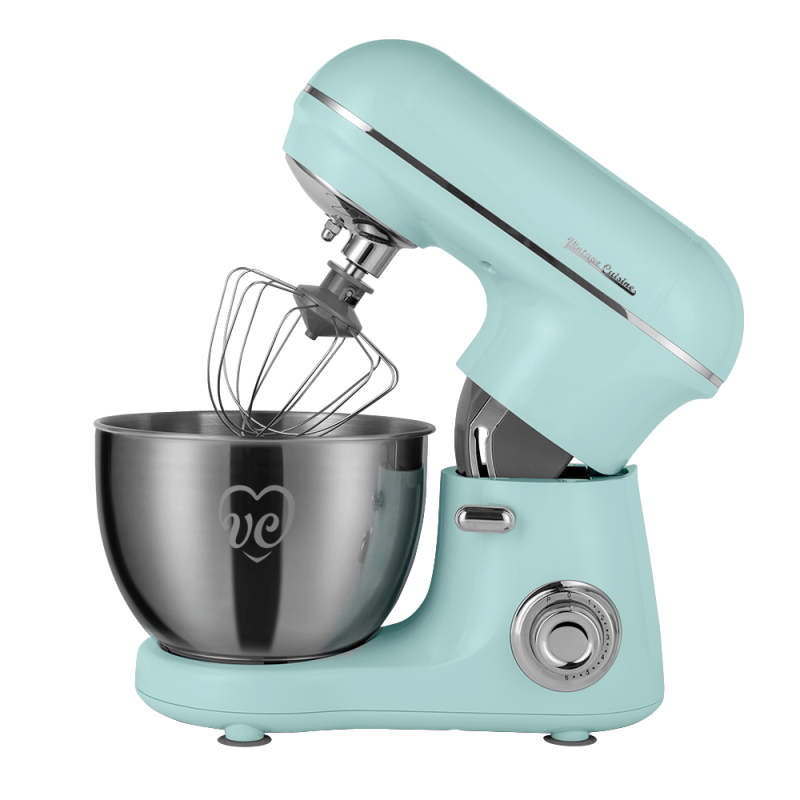 Planetární mixér Vintage Cuisine v retro stylu 800W Mátový