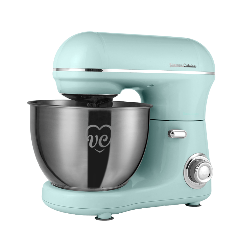 Planetární mixér Vintage Cuisine v retro stylu 800W Mátový