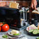 Retro toaster Vintage Cuisine 930W Černý