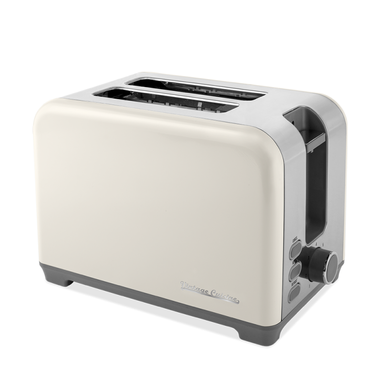 Retro toaster Vintage Cuisine 930W krémový