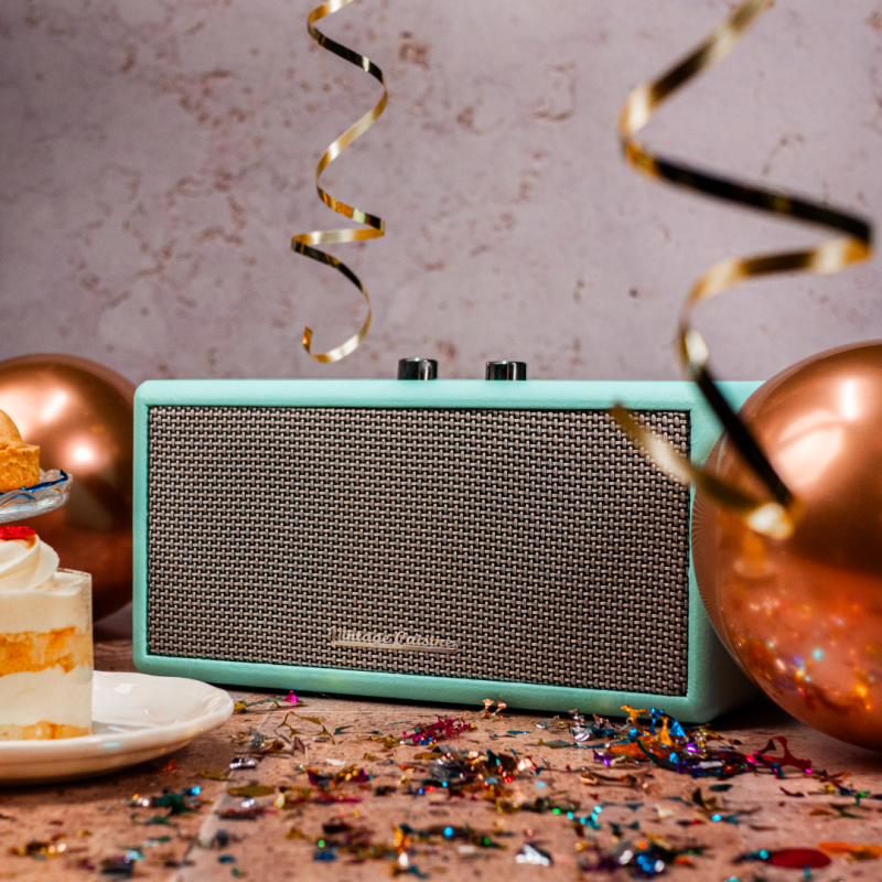 Retro reproduktor s Bluetooth Vintage Cuisine Máta