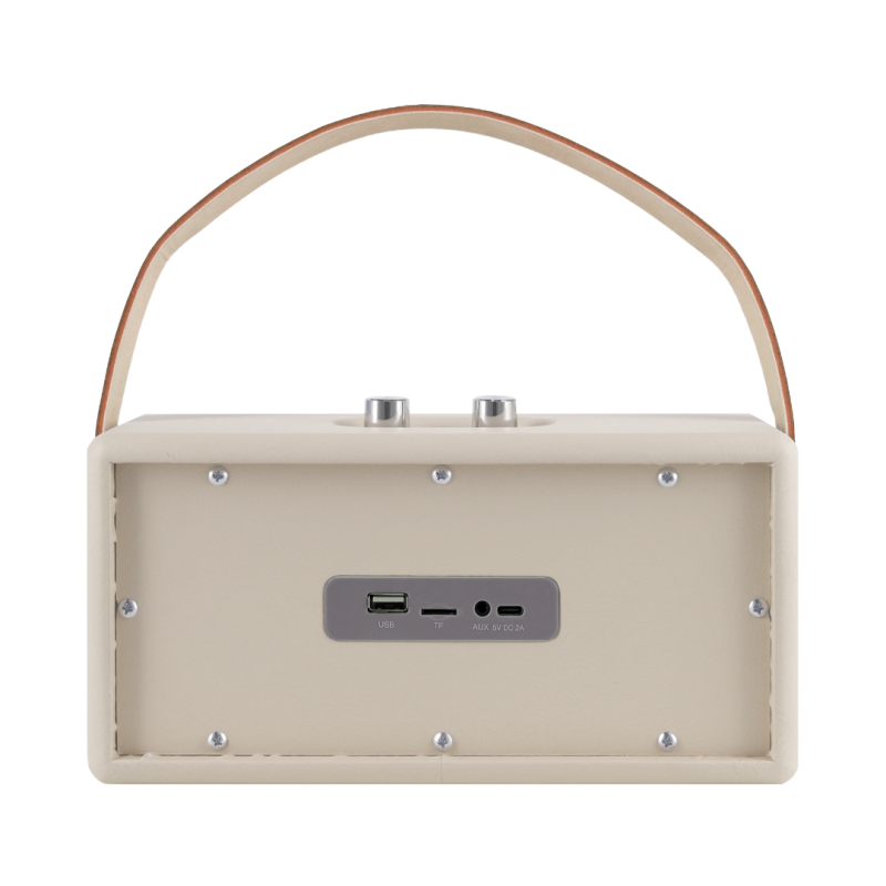 Retro reproduktor s Bluetooth Vintage Cuisine krémová