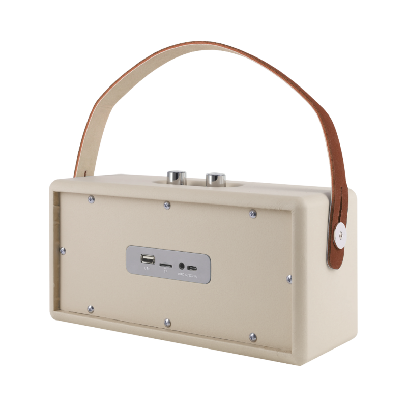 Retro reproduktor s Bluetooth Vintage Cuisine krémová