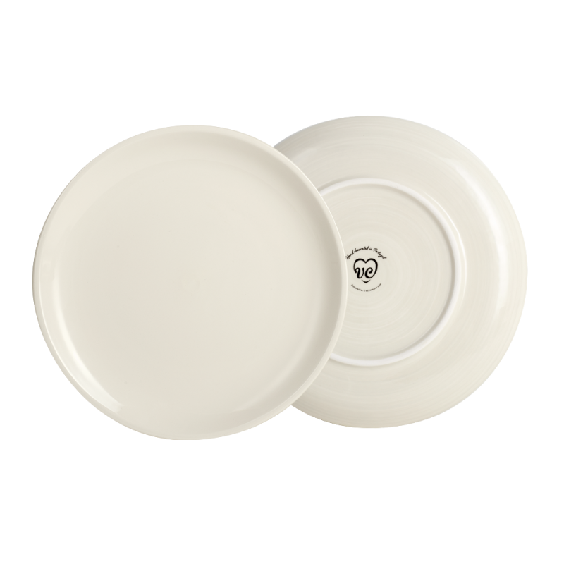 Sada keramického nádobí Vintage Cuisine pro 4 osoby krémová
