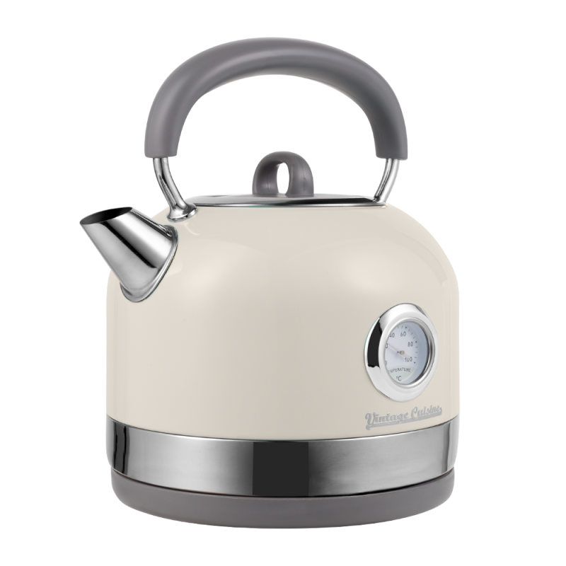 Rychlovarná konvice Vintage Cuisine v retro stylu 1,7l 2200W Krémová