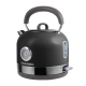 Elektrický konvice Vintage Cuisine v retro stylu 1,7 l 2200 W Černá