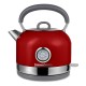 Elektrická konvice Vintage Cuisine v retro stylu 1,7 l 2200 W Červená