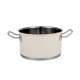 Sada hrnců Vintage Cuisine v retro stylu s víky, 6 kusů, krémová