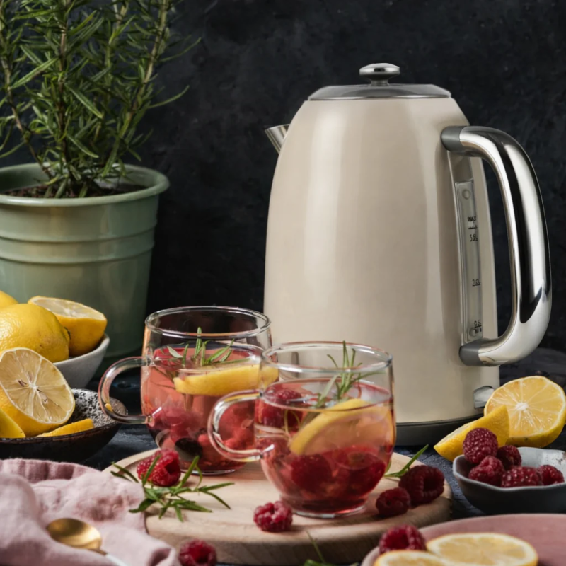 Електрочайник Vintage Cuisine 2.0 у ретро стилі 1.7 л 2200W Кремовий