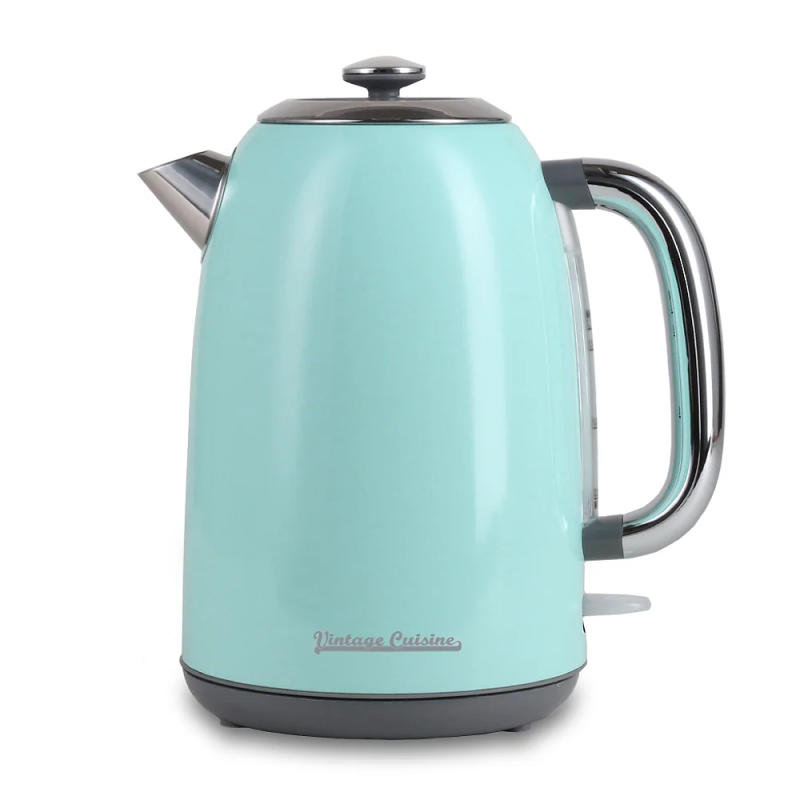Електрочайник Vintage Cuisine 2.0 у ретро стилі 1.7 л 2200W М'ятний