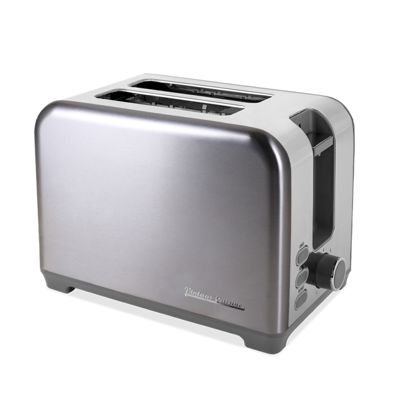 Retro sada Vintage Cuisine s elektrickou konvicí 1,7 l a toustovačem Metallic
