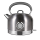 Retro sada Vintage Cuisine s elektrickou konvicí 1,7 l a toustovačem Metallic