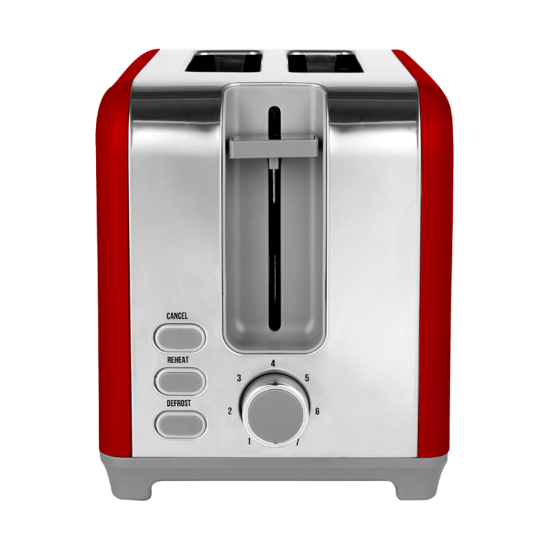 Retro set Vintage Cuisine s elektrickou konvicí 1,7 l a toustovačem Červený