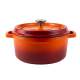 Retro hrnec Vintage Cuisine Litina s poklicí 2,2 l Oranžový gradient