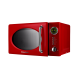 Mikrovlnná trouba Vintage Cuisine v retro stylu 700W červená