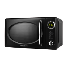 Mikrovlnná trouba Vintage Cuisine v retro stylu 700W Černá