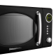 Mikrovlnná trouba Vintage Cuisine v retro stylu 700W Černá