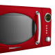 Mikrovlnná trouba Vintage Cuisine v retro stylu 700W červená