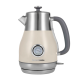Elektrická konvice Vintage Cuisine v retro stylu 1,6 l 2200 W krémová