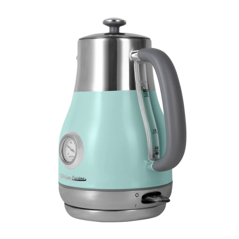 Rychlovarná konvice Vintage Cuisine v retro stylu 1,6l 2200W Mint