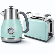 Retro set Vintage Cuisine s elektrickou konvicí 1,7 l a toustovačem Mátový