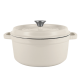 Retro hrnec Vintage Cuisine Litina s pokličkou 4,3 l Krémová