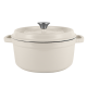 Retro hrnec Vintage Cuisine Litina s pokličkou 2,2 l Krémová