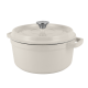 Retro hrnec Vintage Cuisine Litina s pokličkou 2,2 l Krémová