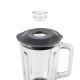 Stolní mixér Vintage Cuisine v retro stylu s mini sekáčkem Krémový