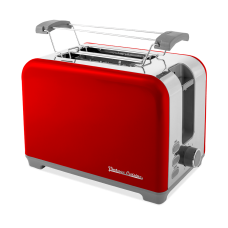 Toastovač Vintage Cuisine v retro stylu 930W Červený