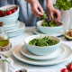 Sada keramického nádobí Vintage Cuisine pro 4 osoby Mátová
