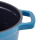 Retro hrnec Vintage Cuisine Litina s pokličkou 4,3 l Modrý